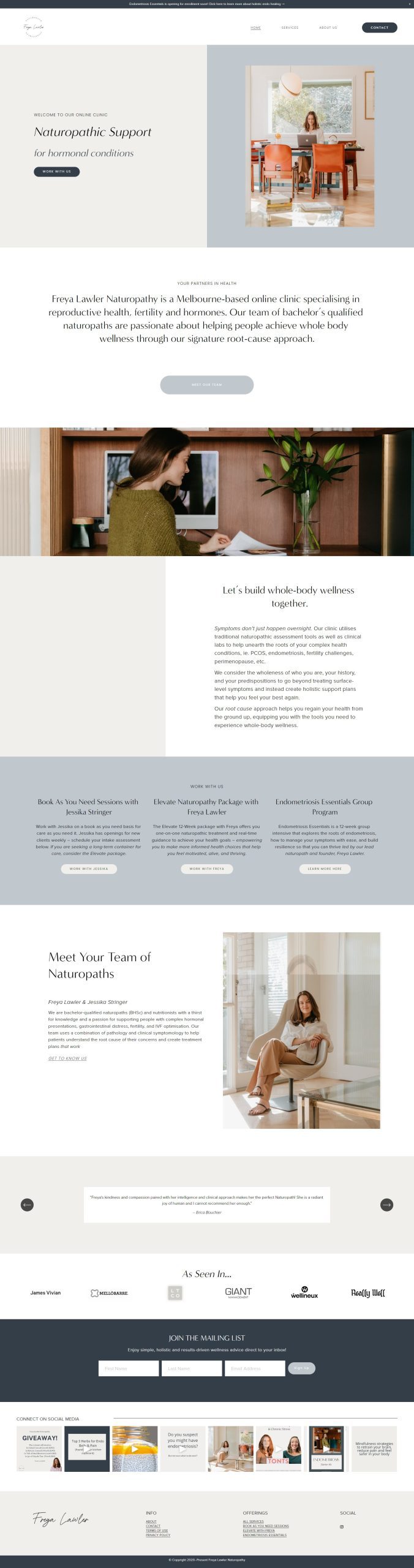 Freya Lawler Naturopath Nutritionist